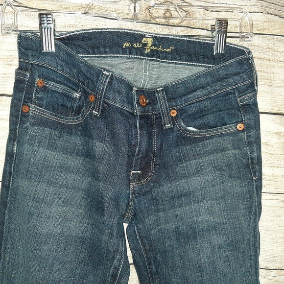 7 For All Man Kind Straight Leg Jeans - Picture 11 of 11